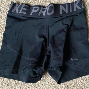 Black/Charcoal NikePro Shorts